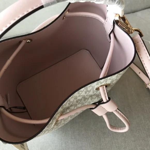 MK Women's Bag Portable Crossbody Bag Drawstring Bucket Bag - Picture 6 of 8